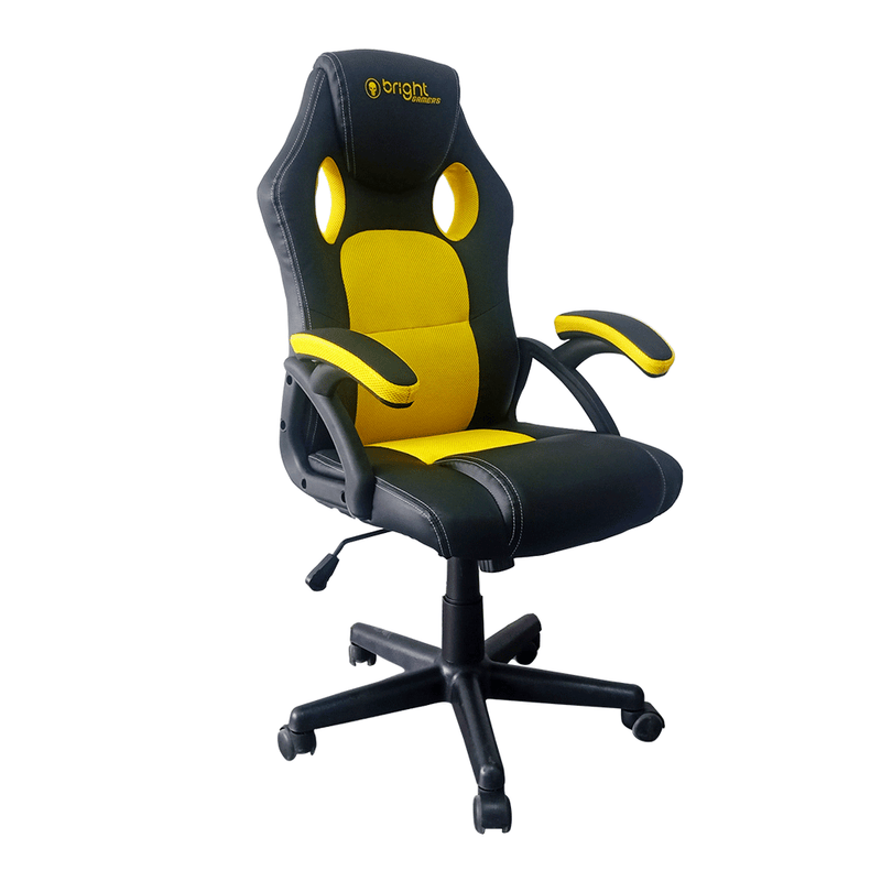 Cadeira Gamer Bright Preto/Amarelo