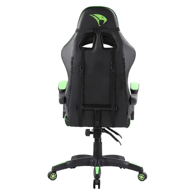 Cadeira Gamer Viper Pro Naja Giratória com Encosto Reclinável - Preto/Verde