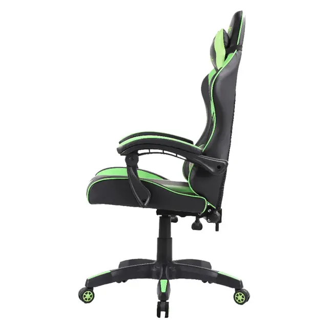 Cadeira Gamer Viper Pro Naja Giratória com Encosto Reclinável - Preto/Verde