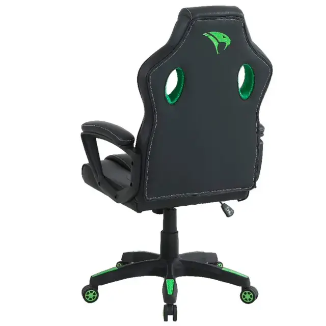 Cadeira Gamer Viper Pro Python Giratória com Encosto Reclinável - Preto/Verde