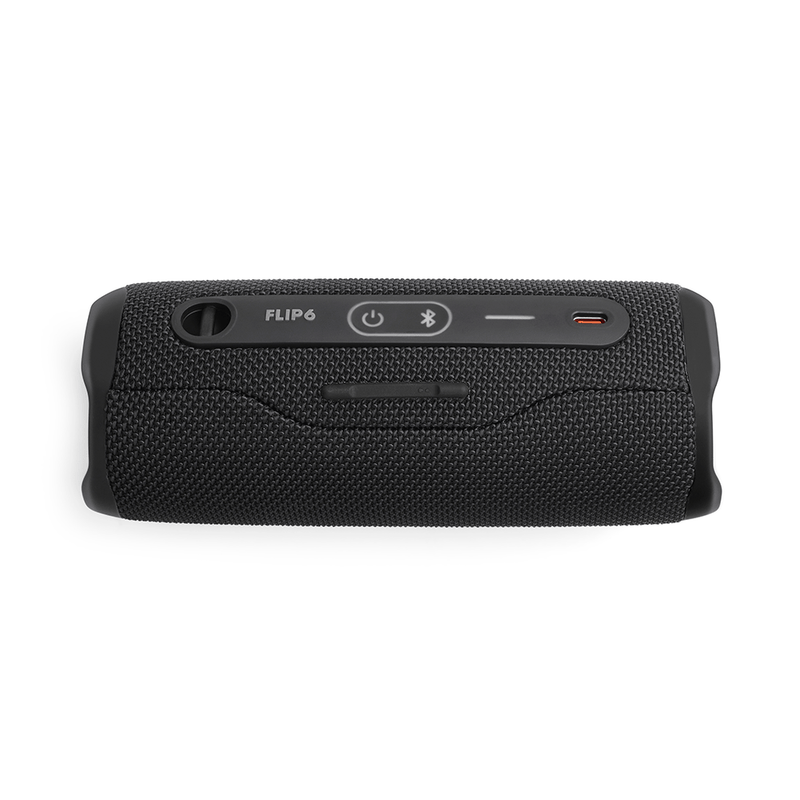 Caixa Bluetooth JBL Flip 6 , Estéreo, Classificação IPX7 à prova d'água, Viva voz, Recarregável, Autonomia para 12hs Preto