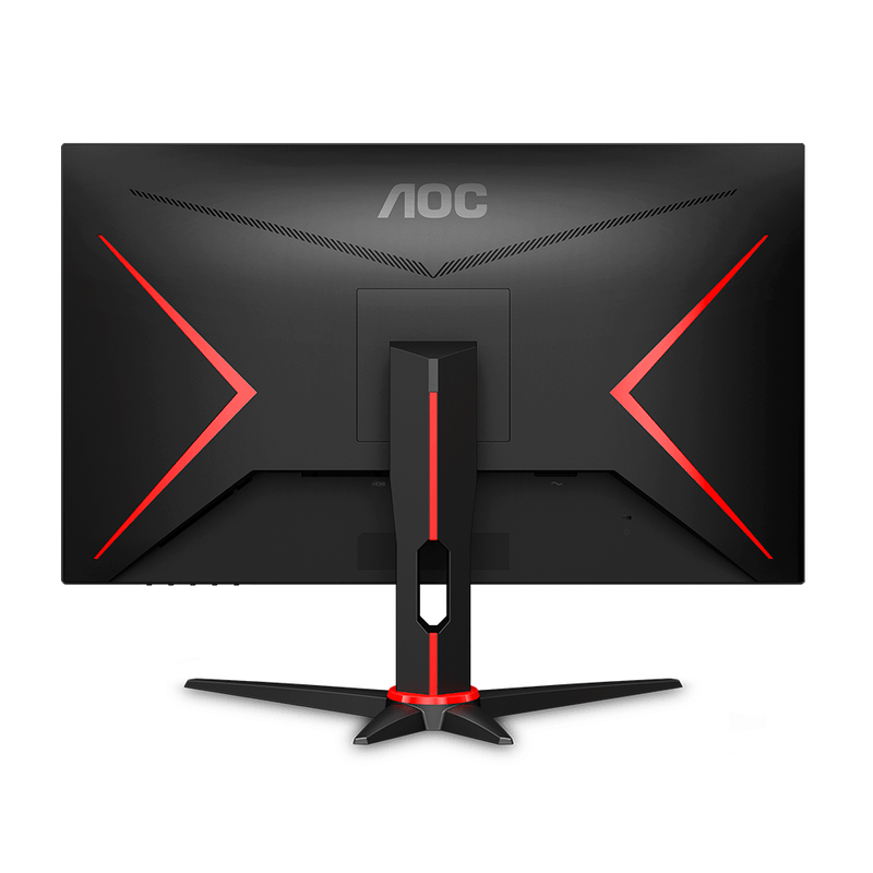 Monitor Gamer AOC Viper 23,8" 165Hz, FHD VA, FreeSync, Widescreen -  Preto/ Vermelho