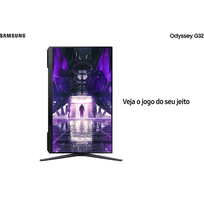 Monitor Gamer Samsung Odyssey G32 24" - LS24AG320NLXZD Preto