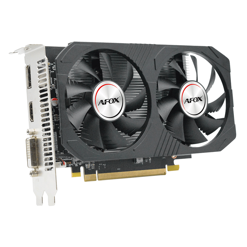 Placa de Vídeo Afox AMD Radeon RX 560 128 Bit GDDR5 ATX Dual Fan, AFRX560-4096D5H4 4GB