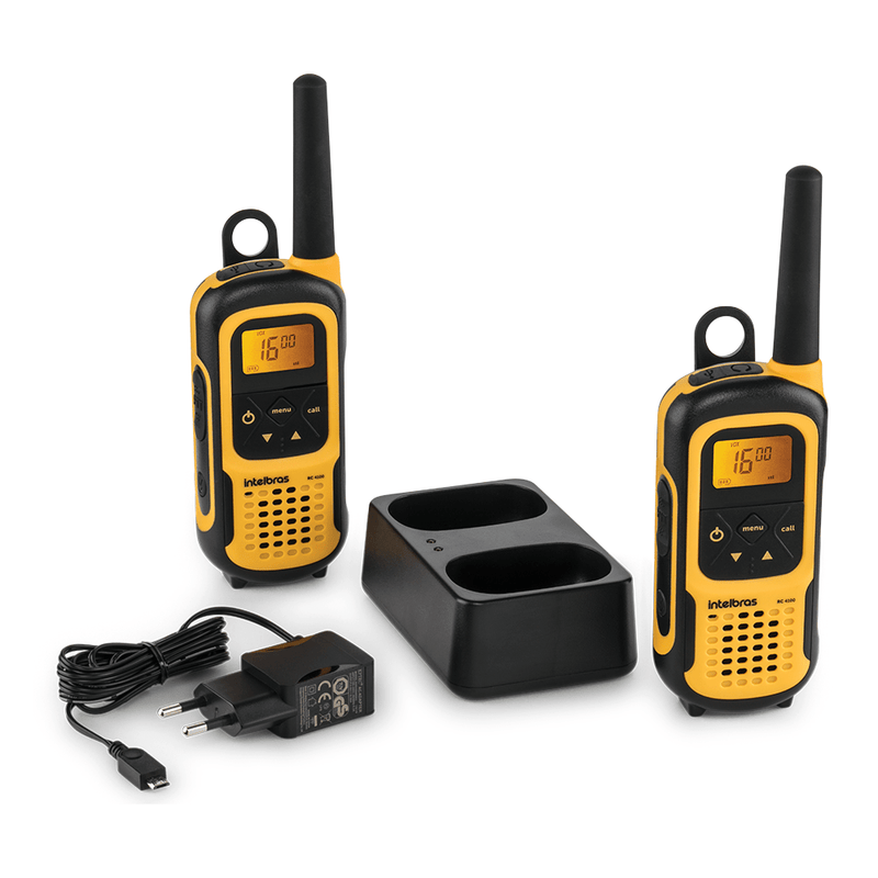 Rádio Comunicador Intelbras  -  Amarelo/Preto Bivolt