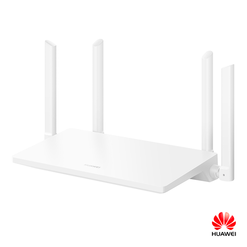 Roteador Huawei Wifi 6 AX2 AX1500 4 Antenas Ws7001-40 Branco