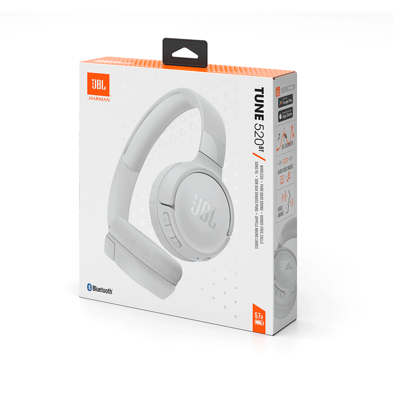 Headphone JBL Tune 520BT Bluetooth Branco