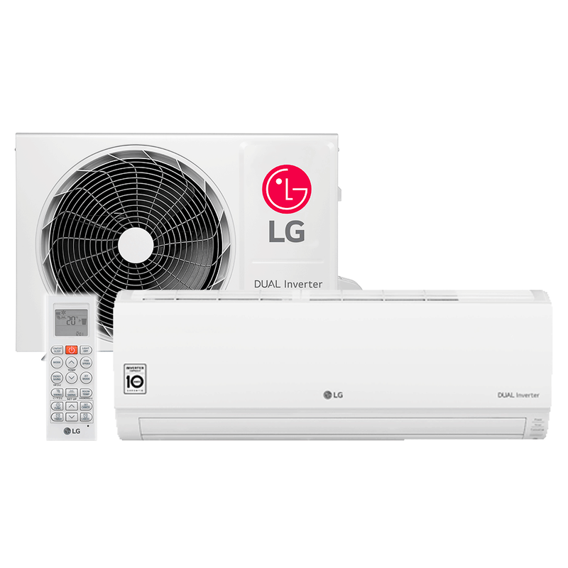 Ar Condicionado LG Split Dual Inverter Compact 18.000 BTU's, Frio, S4-Q18KL3AC, Branco 220V