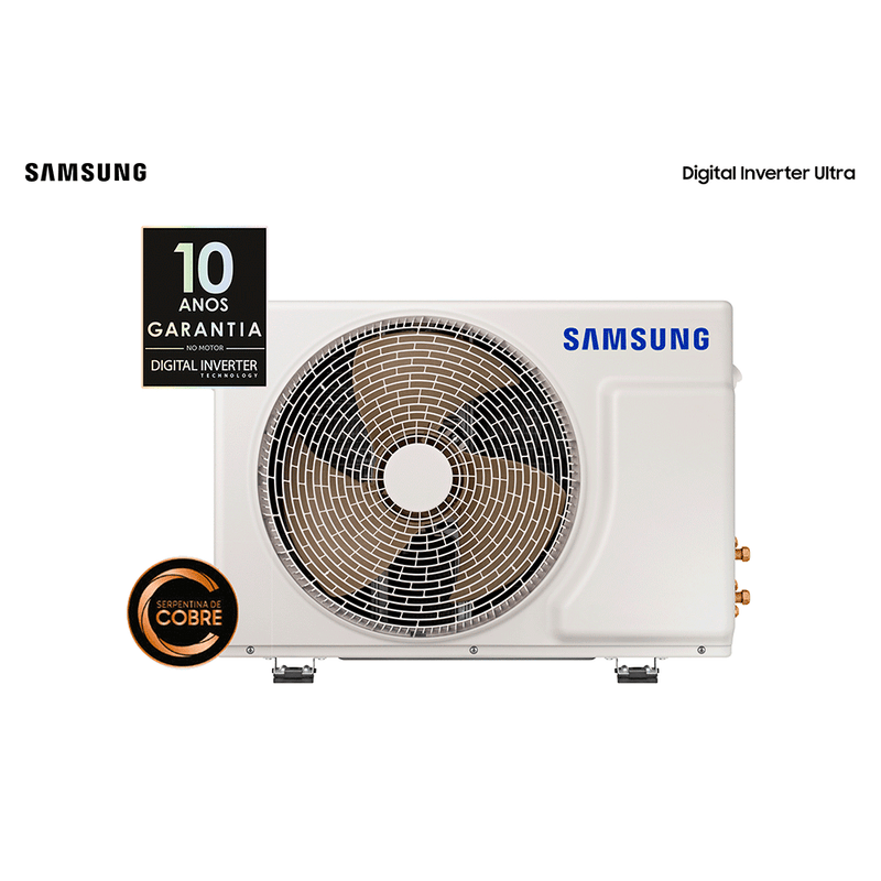 Ar Condicionado Samsung Split Digital Inverter Ultra 12.000 BTUs Frio - AR12BVHZCWKXAZ, Branco 220V