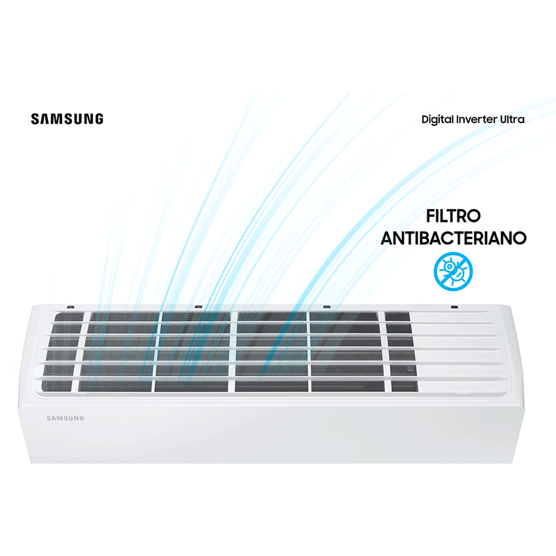 Ar Condicionado Samsung Split Digital, Inverter Ultra 9.000 BTUs, Frio - AR09BVHZCWKXAZ, Branco 220V