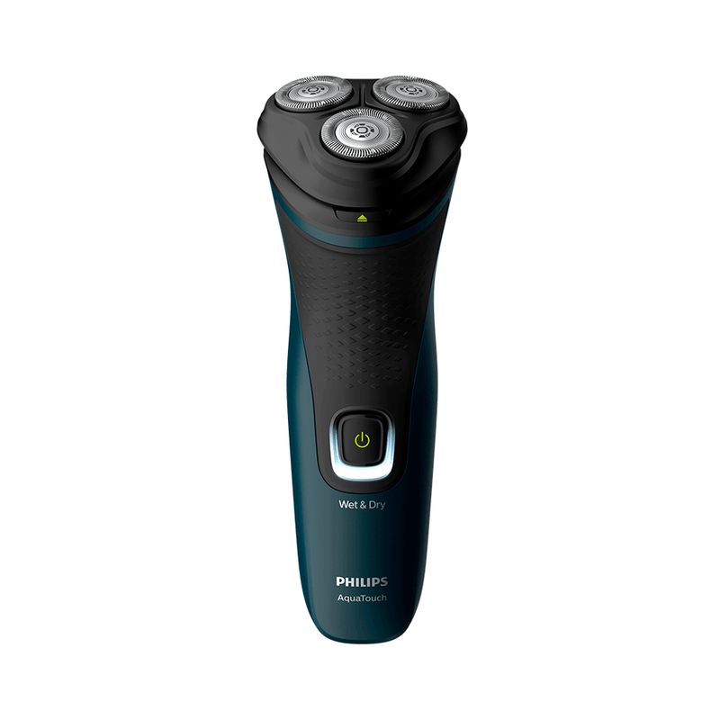 Barbeador Elétrico AquaTouch Philips S1121/41 Shaver 1100 Seco e Molhado Bivolt