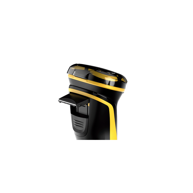 Barbeador Elétrico Gama 3 Lâminas - GSH886 Sport - Preto/Amarelo Bivolt