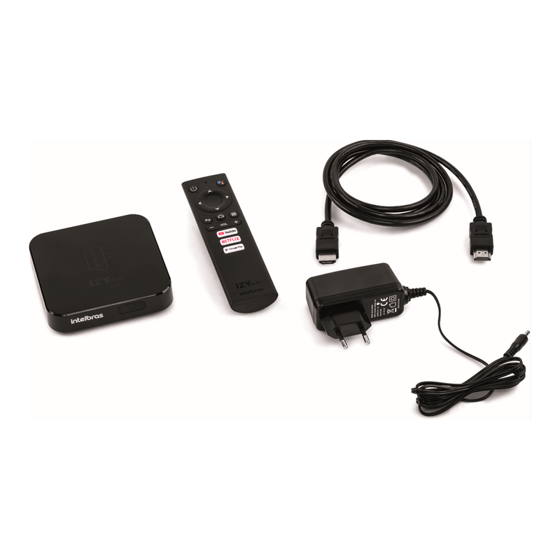 Smart Box Intelbras Android TV IZY Play Bivolt