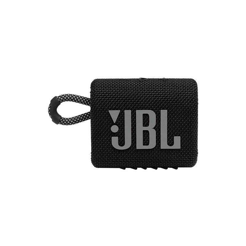 Caixa de Som Bluetooth JBL GO3, À Prova d'água, Autonomia de 5 Horas - Preto