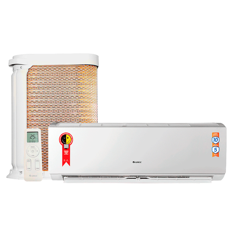 Ar Condicionado Split Hi-Wall Gree G-Top Plus On/Off 12.000 BTU's Frio - CA476N10300AN, Branco 220V