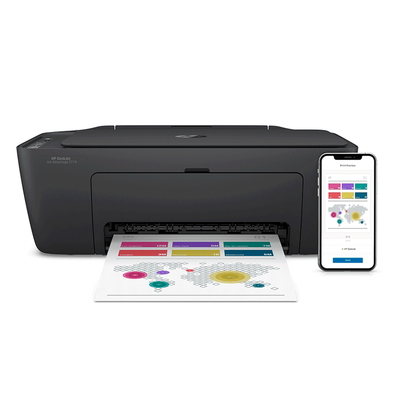 Impressora Multifuncional HP DeskJet Ink Advantage 2774 Bivolt