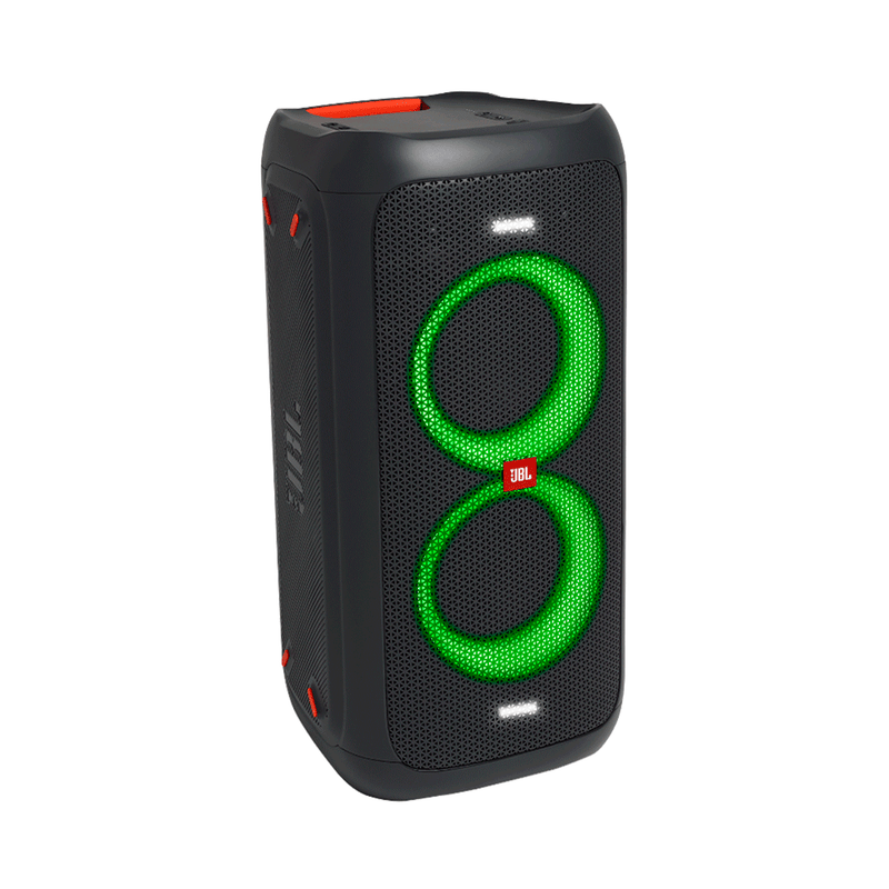 Caixa Amplificada JBL PartyBox 100, 160W, Conexão USB, Autonomia de Até 12 Horas