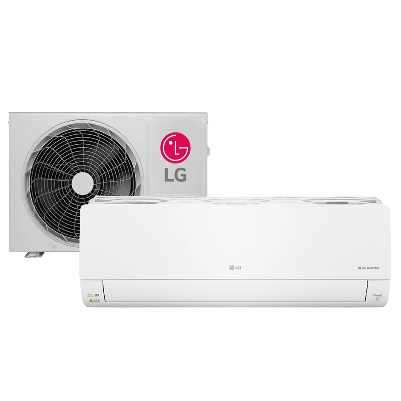 Ar Condicionado Split LG Dual Inverter Voice UV Nano 18.000 BTU's, Quente/Frio, Conexão Wi-Fi, S4-W18KL3XC, Branco 220V