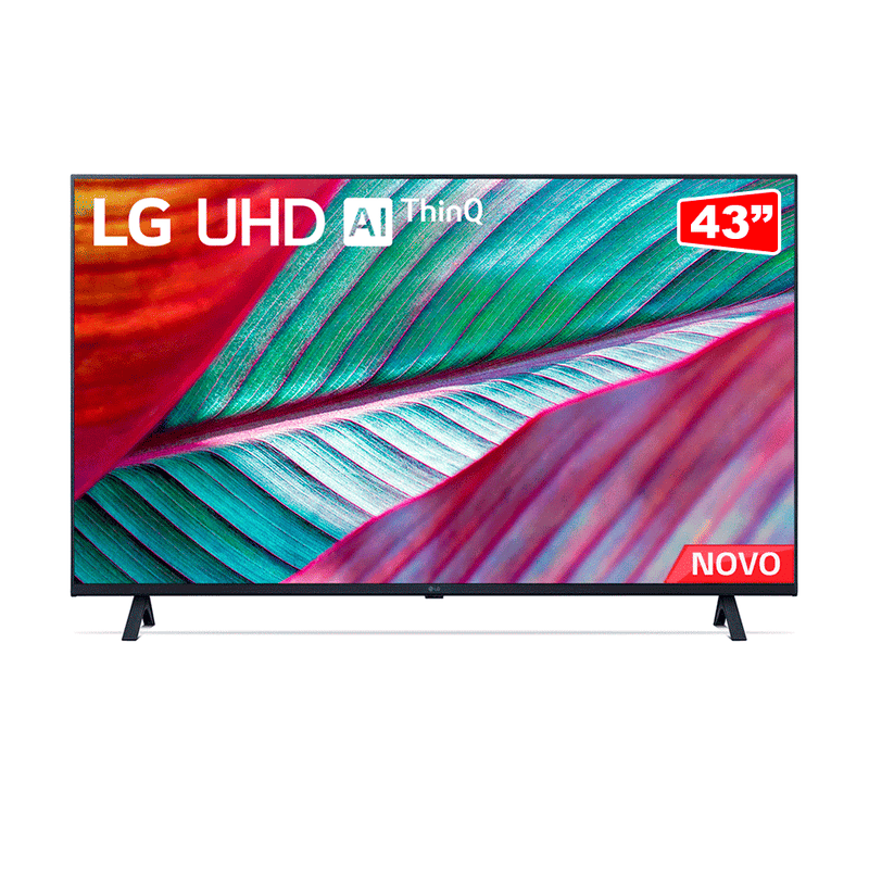 Smart TV 43" 4K LG UHD ThinQ AI 43UR7800PSA, HDR, 3 HDMI, Bivolt  - Ashed Blue