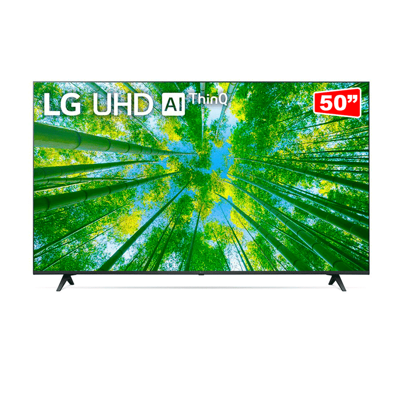 Smart TV LG 50" 4K UHD Bluetooth, Alexa, Bivolt Light -  Black