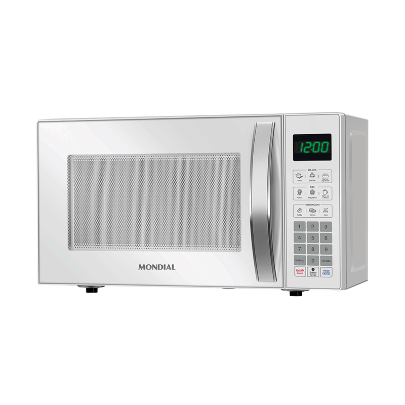 Micro-Ondas Mondial 21L, 1.200W Branco - 220V