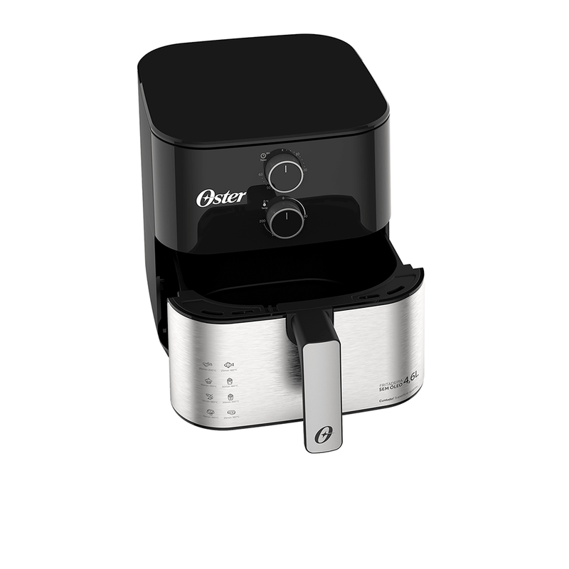 Fritadeira Air Fryer Oster sem Óleo, Compact, 4,6L com Timer - OFRT520 220V