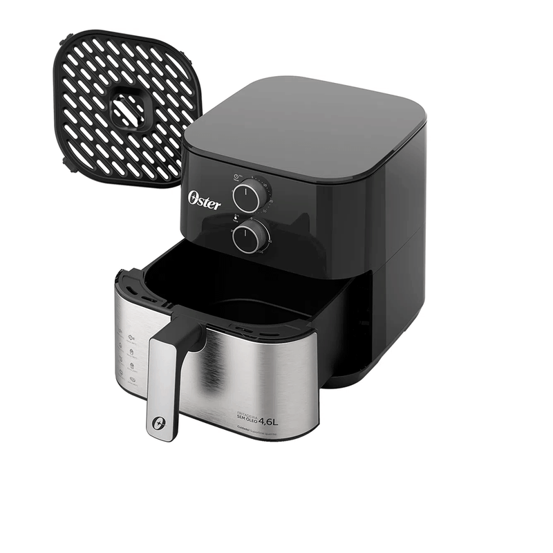 Fritadeira Air Fryer Oster sem Óleo, Compact, 4,6L com Timer - OFRT520 220V