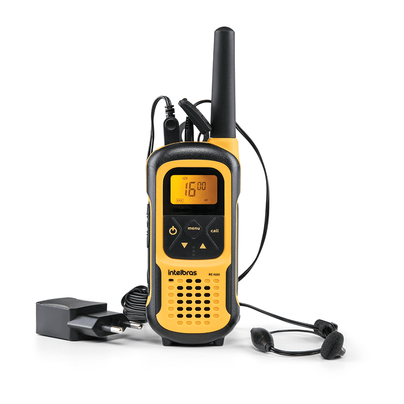 Rádio Comunicador Intelbras  -  Amarelo/Preto Bivolt