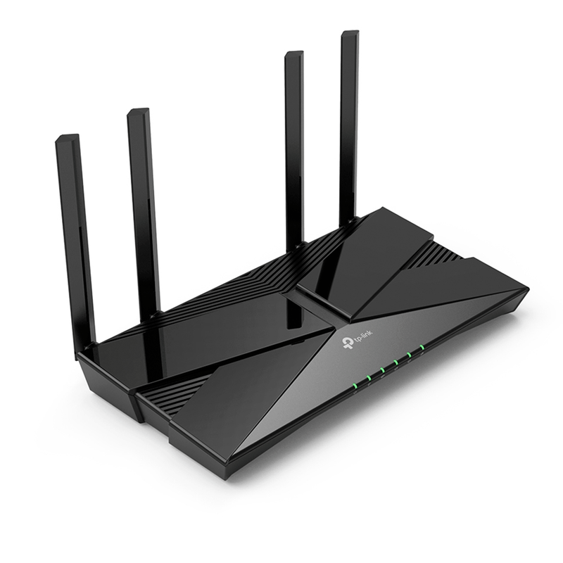 Roteador Wireless Tp-Link XX230V Wi-Fi 6 Gigabit Dual Band AX1800 Preto