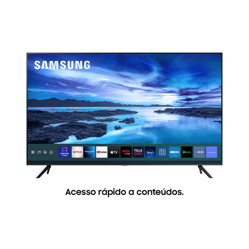 Samsung Smart TV 50" UHD 4K Processador Crystal 4K, Visual Livre de Cabos, Bivolt - Cinza Titanium