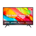 Smart TV SEMP LED HD 32" ROKU R6500, 32R6500 -  Preta