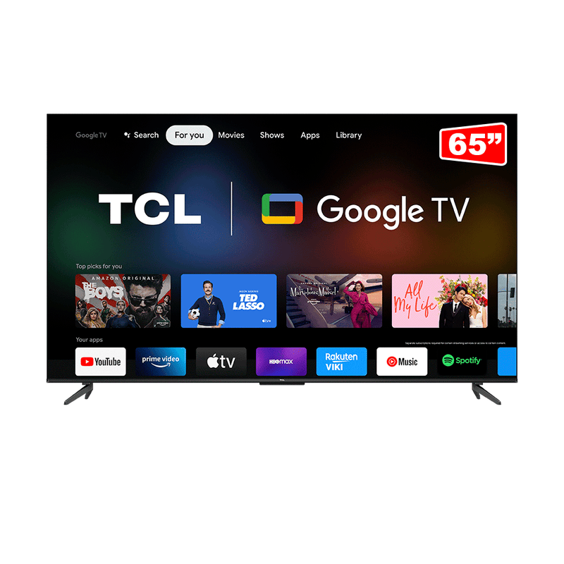 Smart TV TCL LED 65" 4K UH Dolby - Chumbo / Metálico